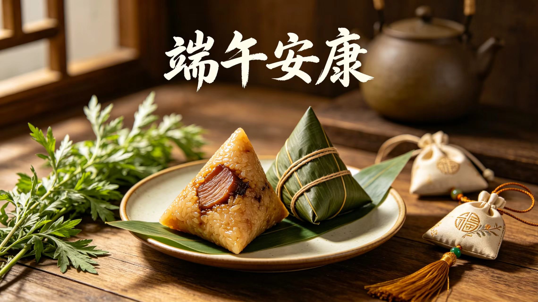 粽香迎端午，佳节送安康